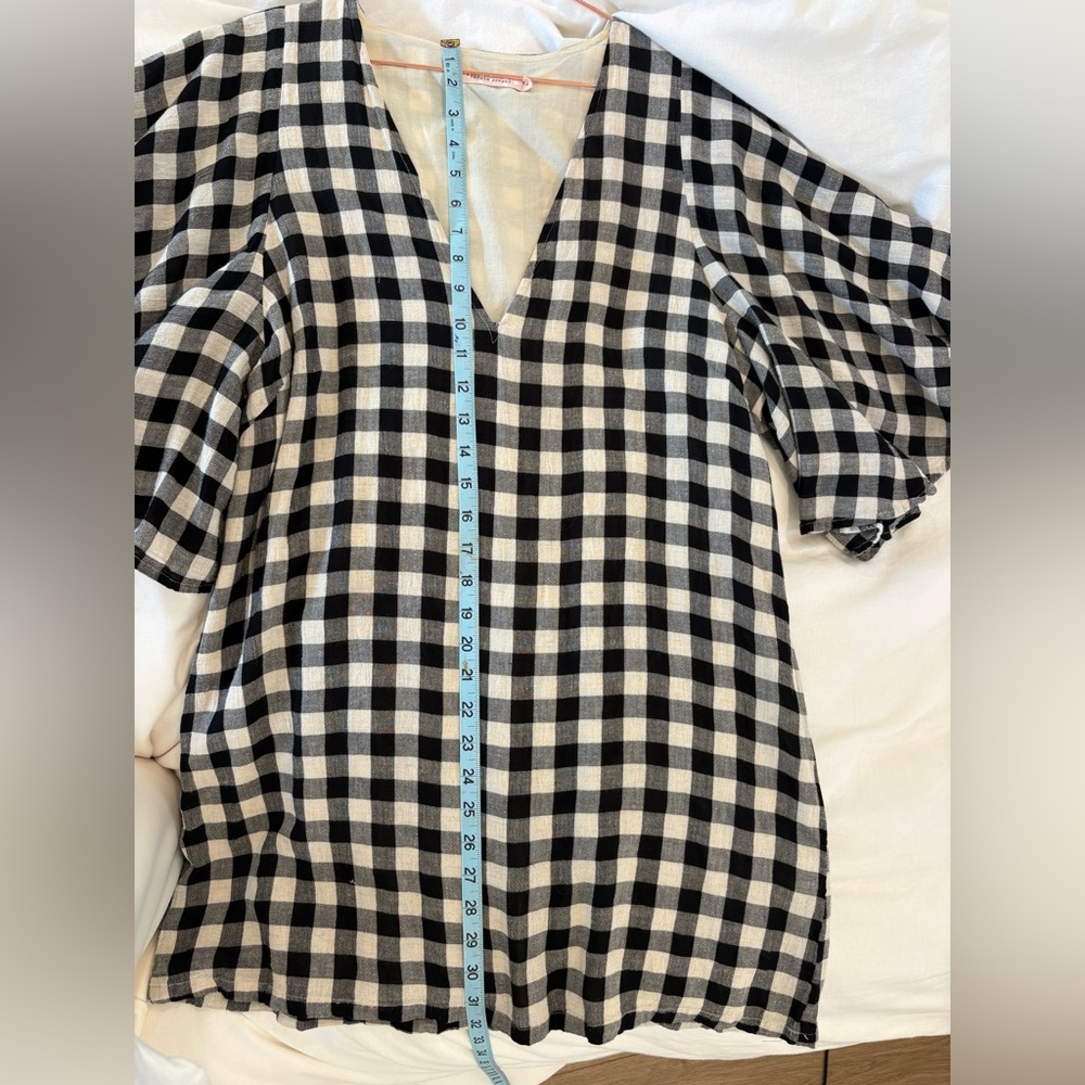 Traffic People Cream and Black Tunic -marked S (fits more like M) - Picture 7 of 7